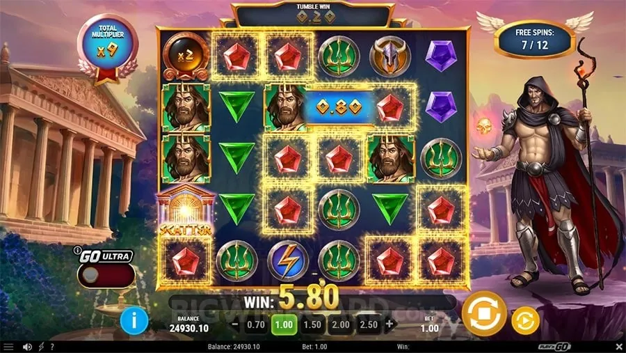 Online bingo game with marked cards and glowing winning numbers